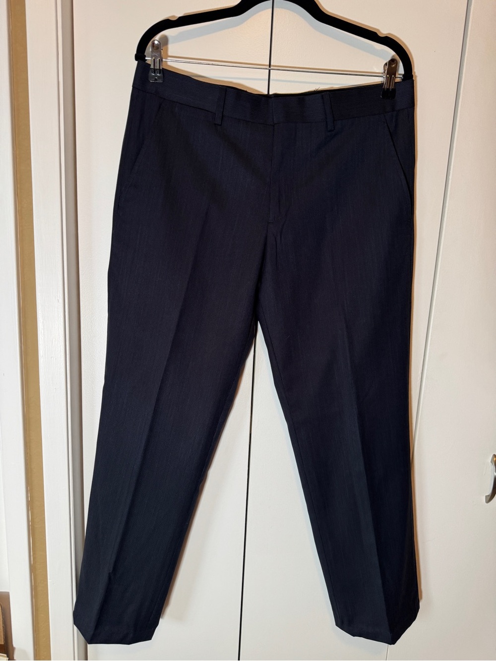 jf j.ferrar Men's Dark Navy Dress Pants